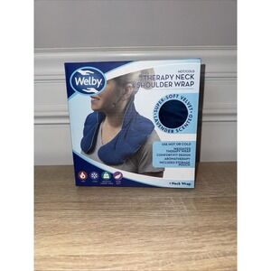 Welby Therapy Neck Shoulder Wrap Weighted Hot Cold Lavender‎ Aromatherapy Pouch